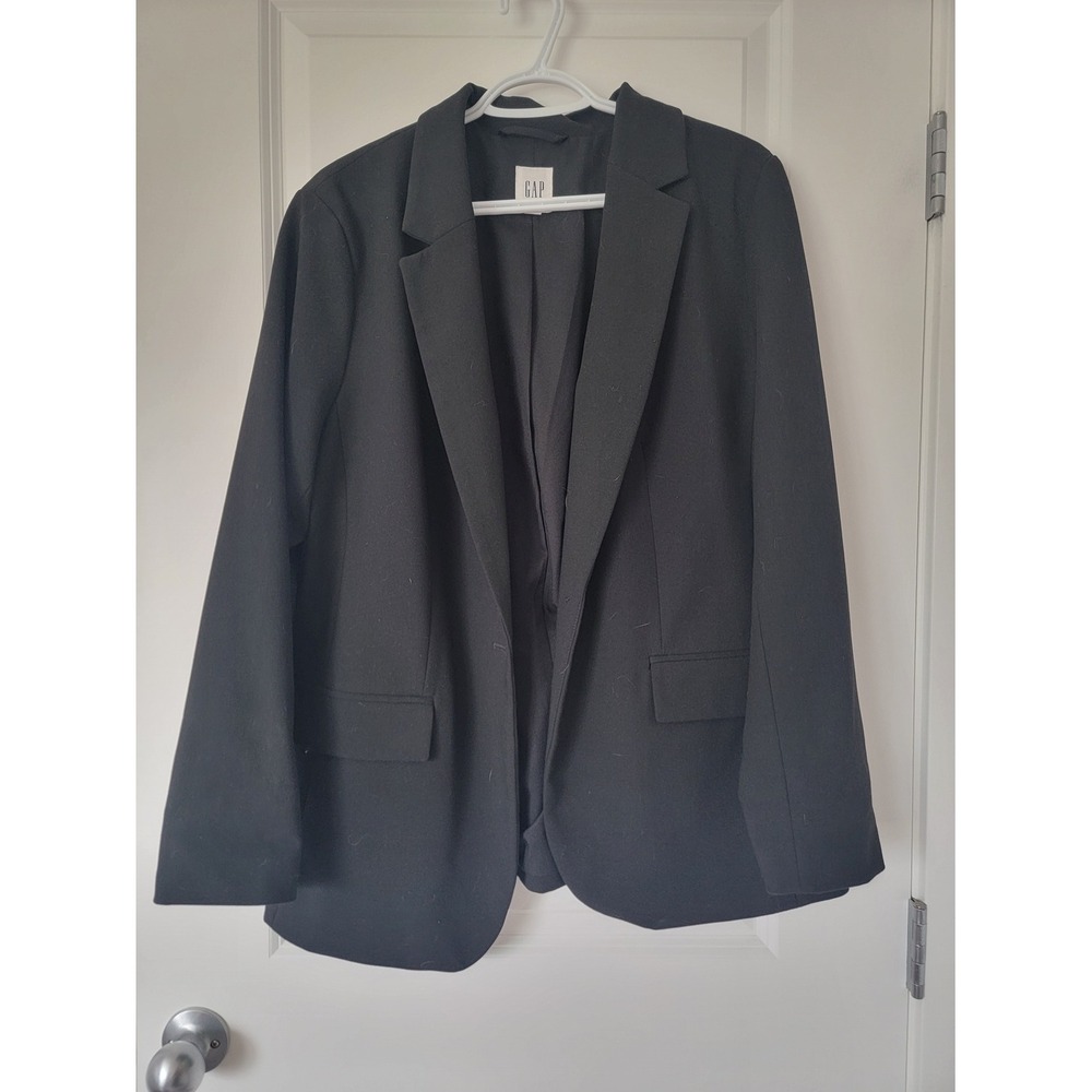 GAP Black Classic Single-Breasted Women's Blazer